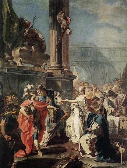 PITTONI, Giambattista The Sacrifice of Polyxena oil painting image